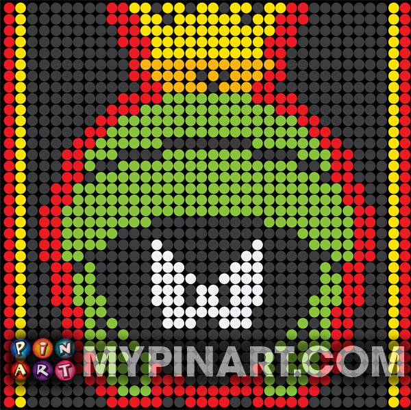 Pushpin Art Marvin the Martian