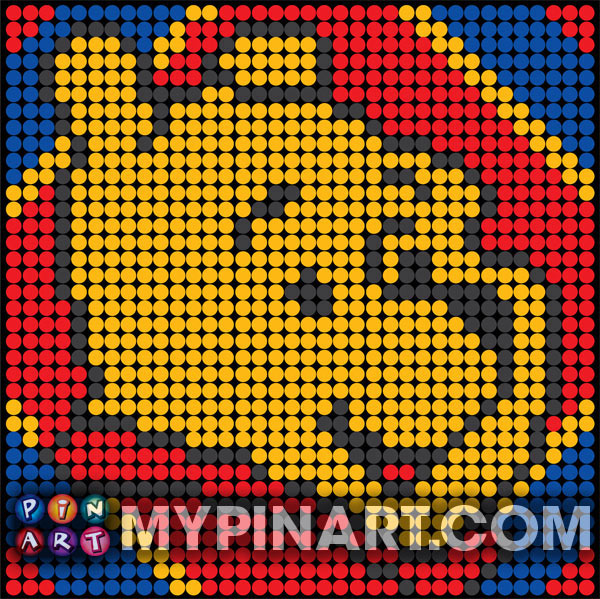 Pushpin Art Winnie the Pooh