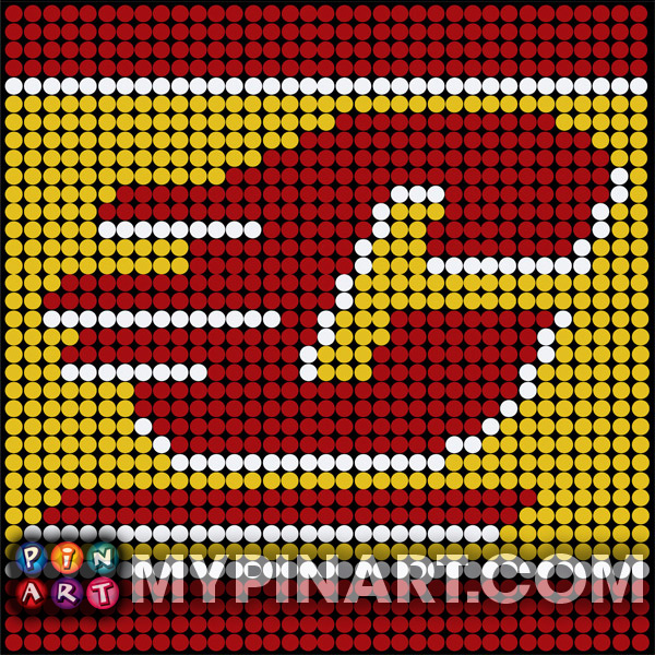 Central Michigan University pushpin art