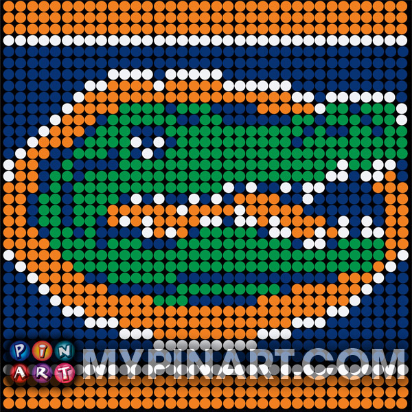 Florida Gators pushpin art