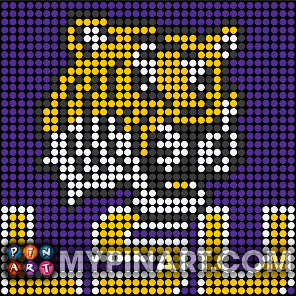 Pushpin Art LSU