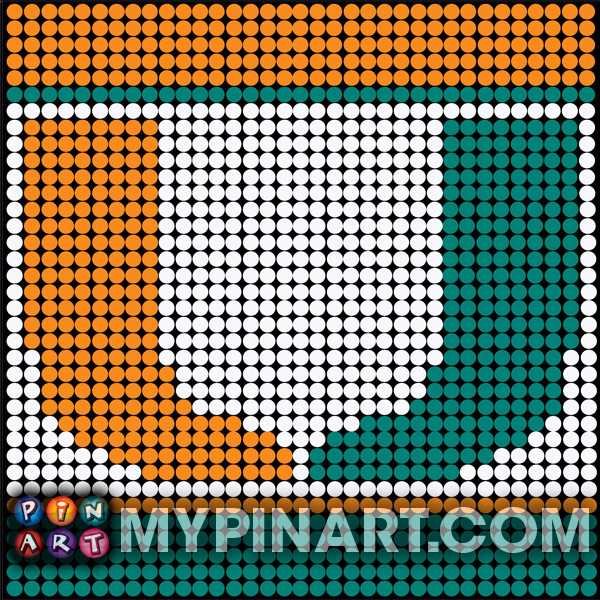 Miami pushpin art