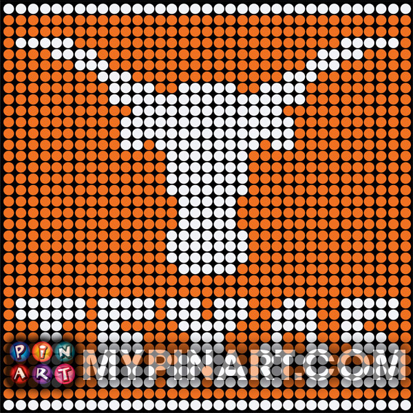 Texas pushpin art