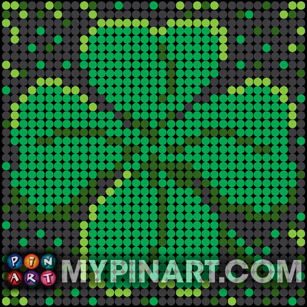 Pushpin Art Clover