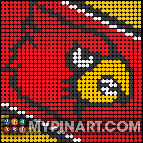St. Louis Cardinals pushpin art