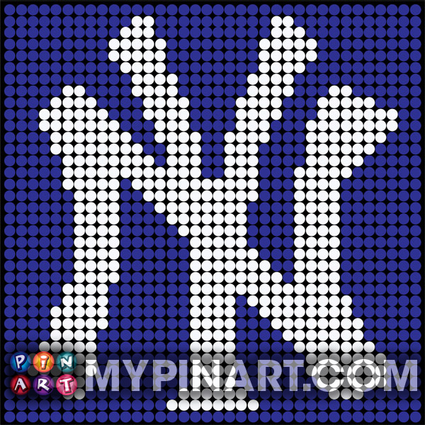 New York Yankees pushpin art