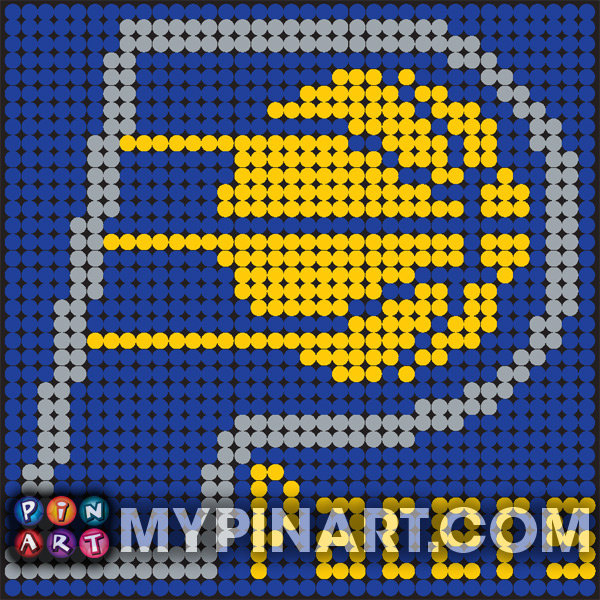 Pushpin Art Indiana Pacers