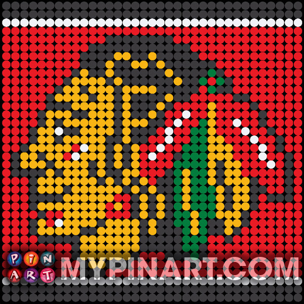 Pushpin Art Chicago Blackhawks