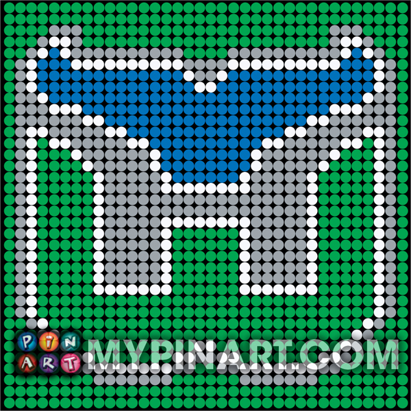 Pushpin Art Hartford Whalers