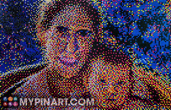 Pushpin Art Family Portrait