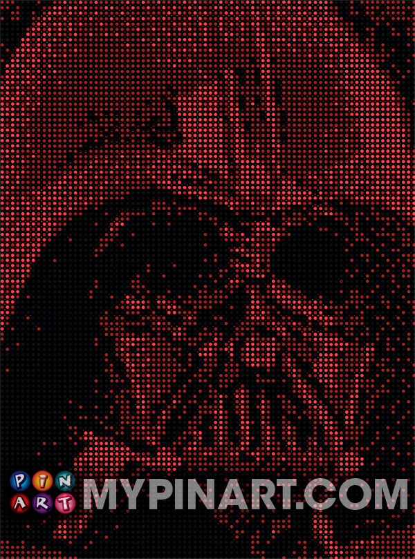 Pushpin Art Darth Vader