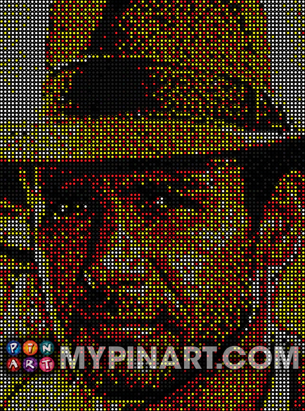 Pushpin Art Indiana Jones