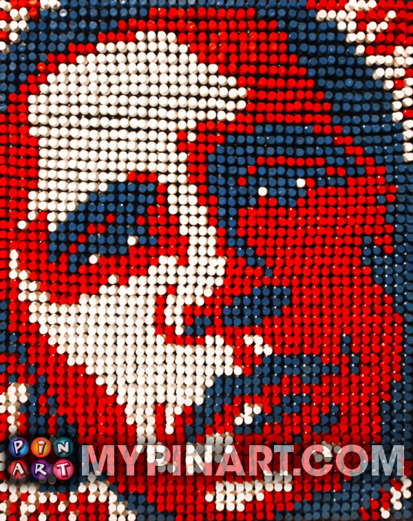 Pushpin Art Barack Obama