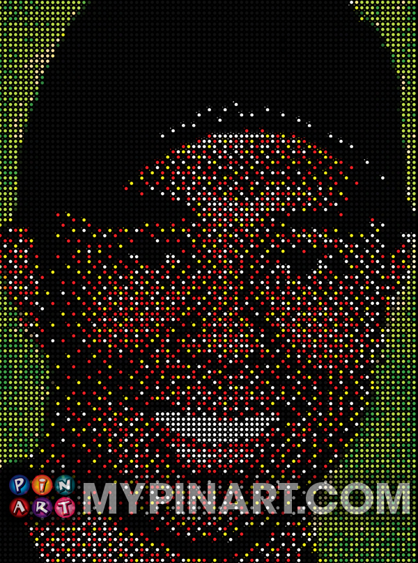 Pushpin Art Tiger Woods