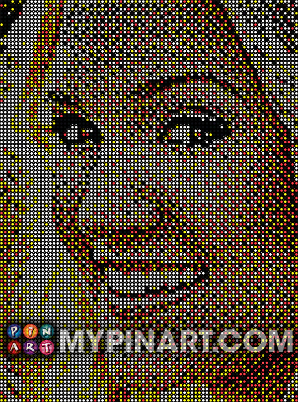 Pushpin Art Carrie Underwood