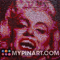 Marilyn Monroe pin art