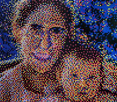 family portrait of pushpins