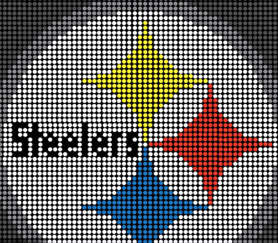 Pittsburgh Steelers pushpin art